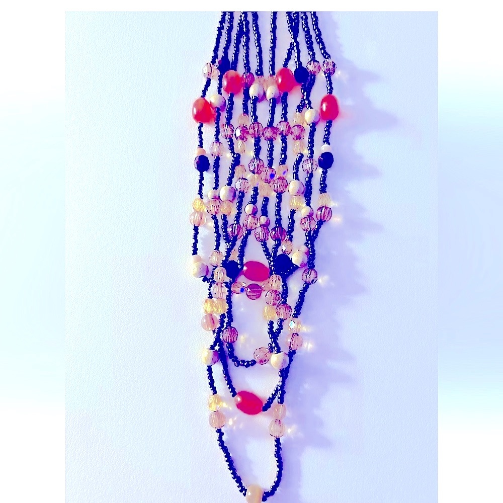 💰FREE add 1/bundle Necklace,Earrings Copper seed beads,crystals, carnelian? Wood